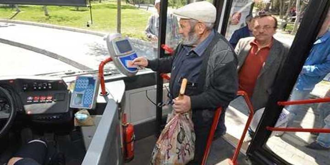 65 Yaş üzerine ücretsiz toplu taşıma uygulaması kaldırıldı!