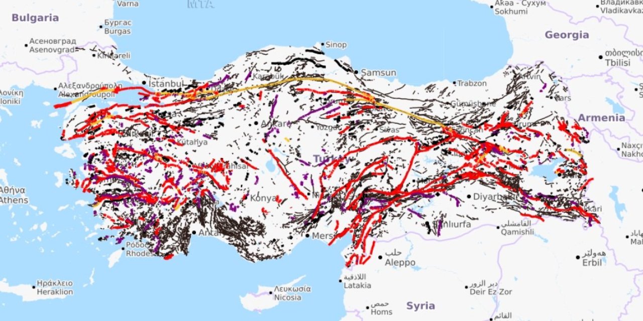 MTA Fay haritasında yoktu! Türkiye'de yeni fay hattı ortaya çıktı