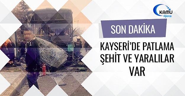 Kayseri'de Erciyes Üniversitesi Önünde Patlama