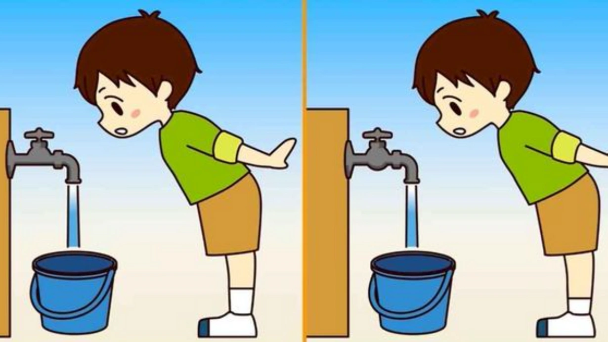 Zeka Testi! Sadece yüksek IQ sahipleri 12 saniyede iki çocuk arasındaki 3 farkı bulabiliyor!