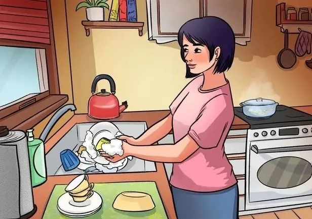 Dikkat edin! Mutfaktaki garipliği bulmak için yüksek IQ gerektiren zeka oyunu ortaya çıktı!