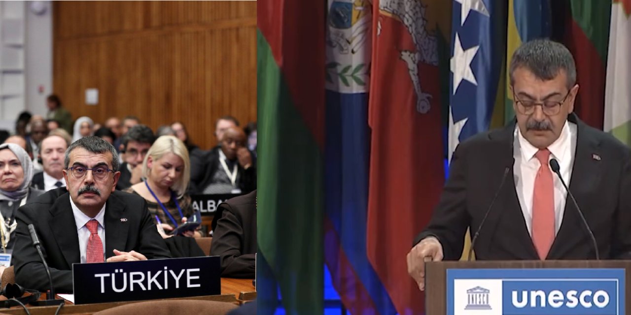Bakan Yusuf Tekin UNESCO Genel Konferansında Konuştu: Savaş Suçu İşleyen İsrail'i Kınıyorum
