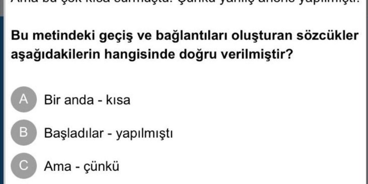 Fenerbahçeliler MEB'e İsyan Bayrağı Çekti: EBA'da Sorulan Sevinçleri Kısa Sürdü Sorusu Kızdırdı