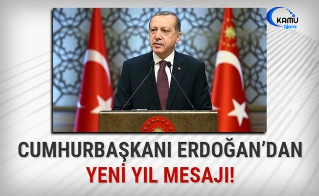 Cumhurbaşkanı Erdoğan'dan Yeni Yıl Mesajı