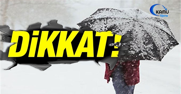 Meteoroloji'den Kar Ve Yağmur Uyarısı