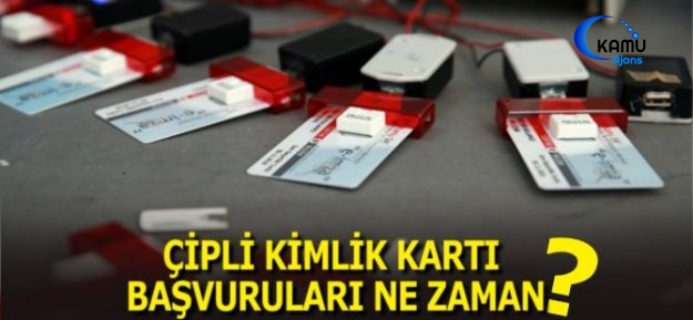 Çipli Kimlik Başvuruları Bugün Başlıyor