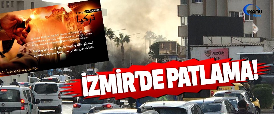 İzmir'de Adliye Yakınında Patlama!