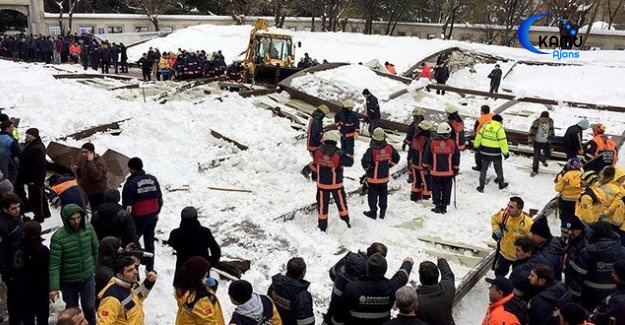 Kar Biriken Tente Cemaatin Üzerine Çöktü